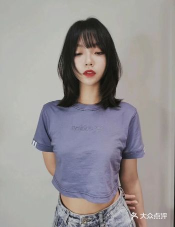 气质中长发造型烫EMMY艾美文强#烫发剪发