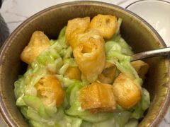 白玉丝瓜油条-福巷湘食小馆·猛火现炒(上海首店)