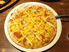 玉米披萨配蛋黄酱-萨莉亚意式餐厅(国和1000店)