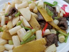 藕带炒牛肉-三叔煮意