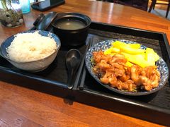 酸甜香芒鸡柳饭-又鸟pizza海南鸡饭(假日广场店)