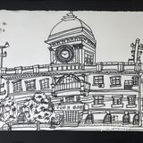 小小年纪画功高高 记录老上海历史