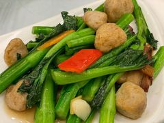 菜心烧肉炒鲮鱼球-广州酒家(昌岗地铁站店)