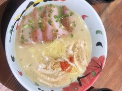 金桂花雕鸡汤面-千金一碗·宝岛一村(韩国街店)