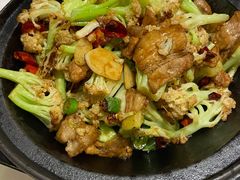干锅有机菜花-金春禧·鲁菜海鲜(延吉路万达店)