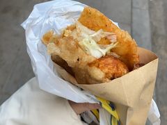 -小红车炸蛋葱油饼