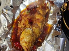 金牌锡纸鲈鱼-金掌勺东北菜(格兰晴天店)