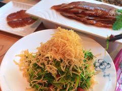 巧拌豆苗-四季民福烤鸭店(前门廊房二条店)