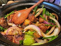 啫厚切牛肉粒-啫两手·啫啫煲·小饭堂(龙城万科里店)