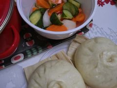 胡萝卜鸡蛋素三鲜包-AFS|青岛传统包子铺