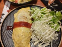 鸡蛋包饭-気楽亭和食料理(气乐亭大世界本店)
