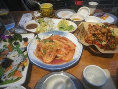 大虾烧白菜-1937青岛老味道·海肠捞饭·青岛菜(大鲍岛栈桥店)