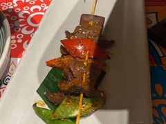 串烤黑牛肝菌-云海肴·汽锅鸡·云南菜(天山百盛优客店)