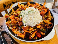 炒鱿鱼-姜虎东白丁韩国烤肉(吉利大厦店)