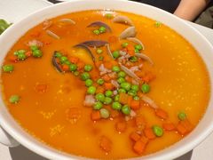 虾仁蒸蛋-钱塘花园·宁波菜
