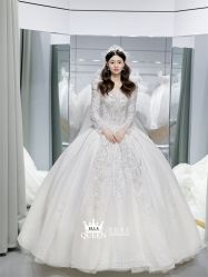 点击看大图 -艾拉·女王婚纱礼服馆