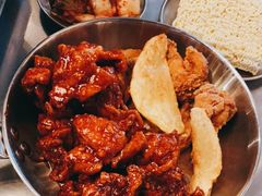 韩式辣子鸡拼炸鸡-MI WU FACTORY米屋美食工厂餐厅(绿地店)