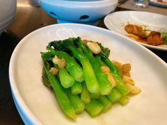 金蒜油渣炒芥蓝-英冠索菲特酒店·萧湘阁中餐厅
