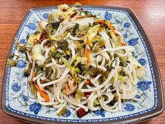 槽菜炒粉干-福州人铭小吃