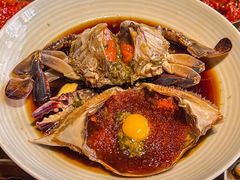 -草家酱蟹炭火烤肉店(珲春南路一店)