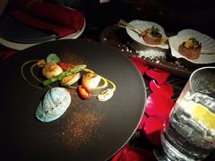 鱼籽酱雪白带子串-wann lounge 低温慢煮牛排·清吧