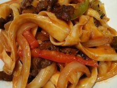 特色牛肉炒刀削麵-清真餐厅·回乡麦客