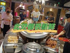 奶油蘑菇汤-好伦哥比萨烤肉自助(马家堡店)
