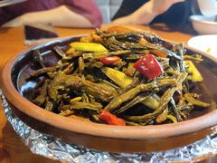 干豆角回锅肉-又一福烤鸭·北京菜(东四店)