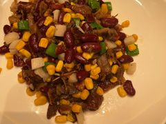 五谷杂粮炒樟茶鸭粒-北京西单美爵酒店-融轩中餐厅