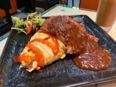 热销黑椒牛扒蛋包饭-阿飛冰室(下沙店)
