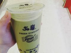 珍珠抹茶拿铁-50岚 鮮茶專賣連鎖(时代店)