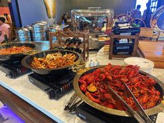 自助取餐区-蓝珊甄选海鲜自助·火锅大排档(近阿那亚店)