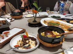 姬松茸菌炖豆腐-龙吟九品(青龙山庄店)