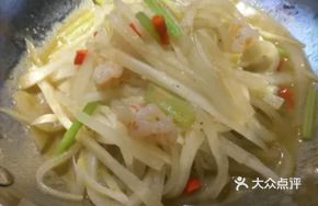 Radish and Shrimp Stir-fry