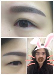 零结痂韩式粉黛眉➕隐形眼镜-平萍纹绣韩式半永久定妆