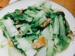 油渣云南小白菜-云尊府云南菜·蒸汽石锅鱼(五棵松华熙店)