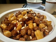 松子牛肉炒年糕-兔爸私家小厨(新北万达店)