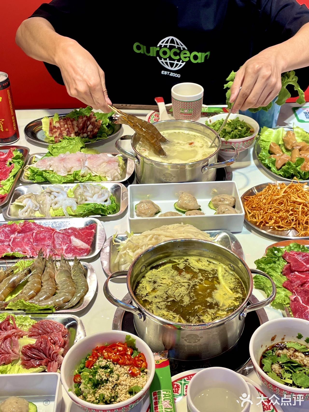 够鲜👍👍绵阳新开的现捞现煮的海鲜火锅！！