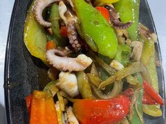 爆炒八爪鱼-阿尔法海鲜排档(爱琴海店)