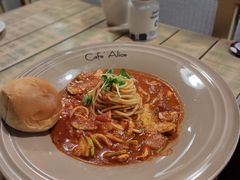 西红柿辣鸡意大利面-Cafe Alice咖啡爱丽丝(奥城店)