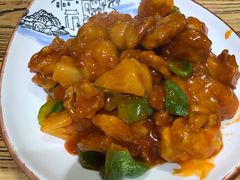 菠萝古老肉-一盏明灯全素斋(殊像寺店)