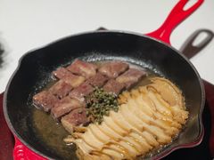 鲜椒汁澳洲青边大鲍鱼雪花牛排-炳胜私厨(中达旗舰店)