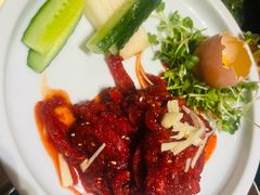 -草家酱蟹炭火烤肉店(珲春南路一店)