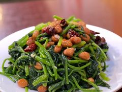 果仁菠菜-玫瑰红烤羊排(北新桥三条店)
