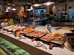 自助取餐区-杭州钱江新城万怡酒店-西餐厅