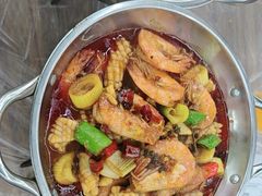 香辣鱿鱼鸡尾虾-小民大排档(光谷店)