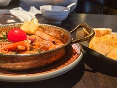 橄榄油蒜香煎虾-庐灶江南·江南菜·四合院Bistro(东直门雍和宫·原华侨宾馆店)
