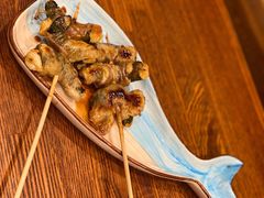 鸡皮虾串-樱の花亭日本料理店