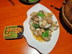 鼓椒炒花蛤-金穗园·砂锅粥.醉鸡煲火锅(长寿路店)