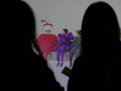 -Nathalie Djurberg与Hans Berg“牛皮纸包裹的月亮”-Prada荣宅当季展览